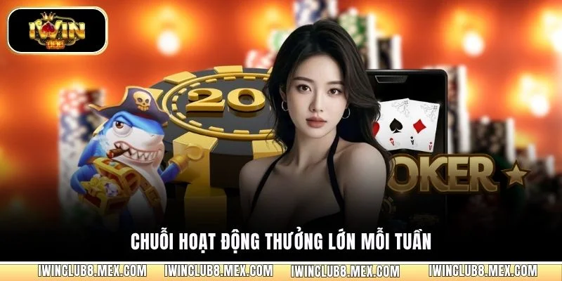 Chuỗi hoạt động thưởng lớn mỗi tuần