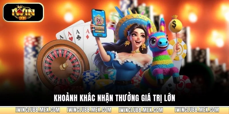 Khoảnh khắc nhận thưởng giá trị lớn
