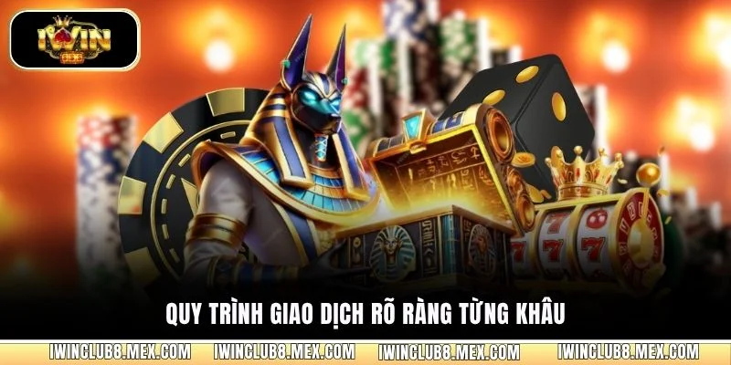 Quy trình giao dịch rõ ràng từng khâu