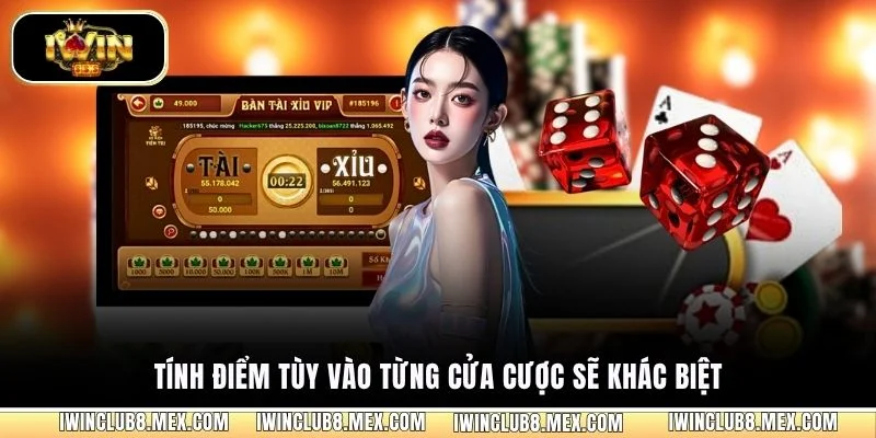 Tính điểm tùy vào từng cửa cược sẽ khác biệt